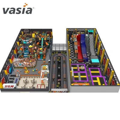 vasia nave espacial niños interior patio de recreo