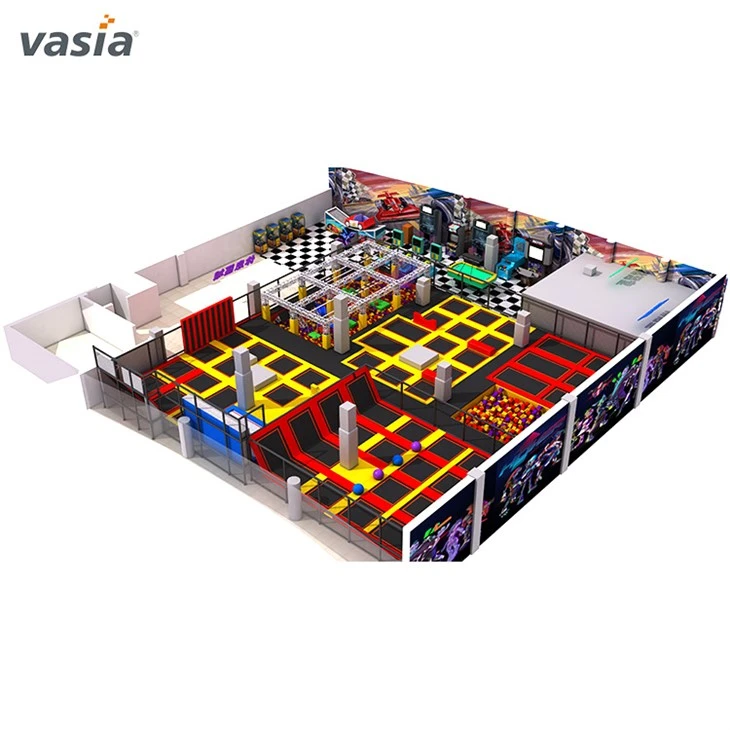 Professional Trampoline Park With Ninja Classes
